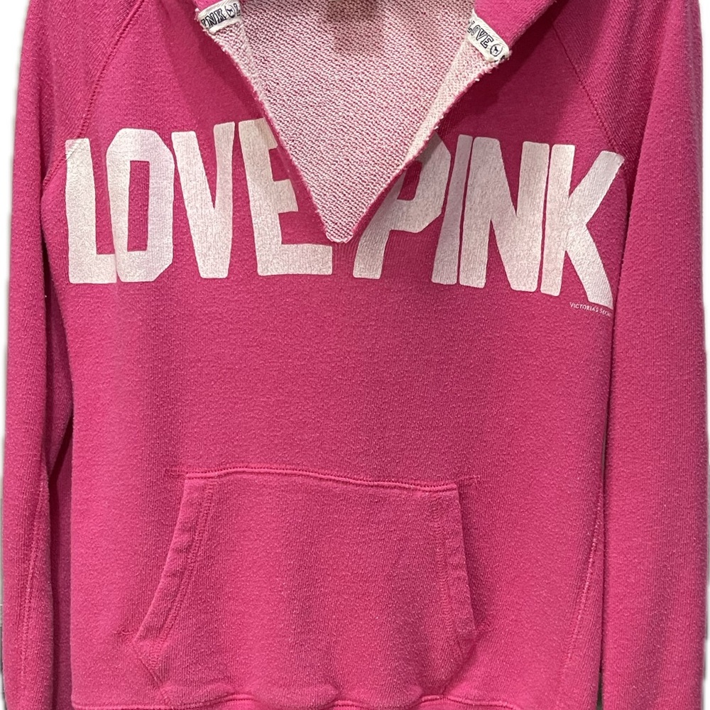 PINK Victoria's Secret Fuchsia Hoodie with Logo